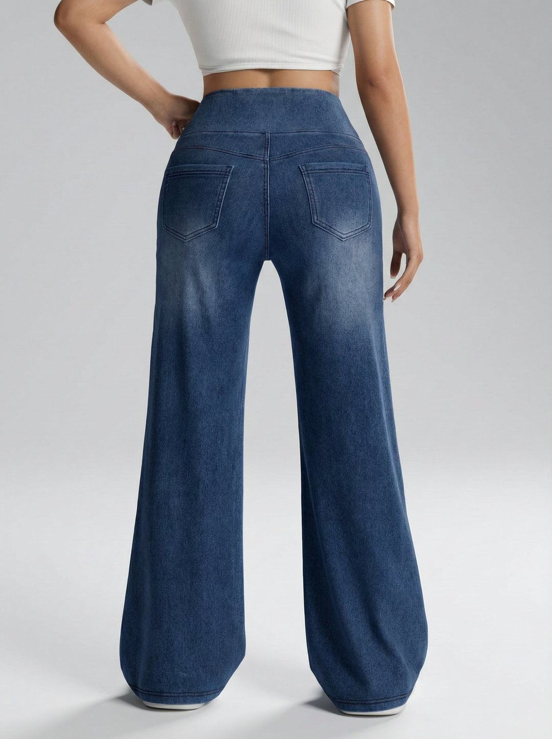 Duna - Pantalones anchos con control de abdomen para Mujer