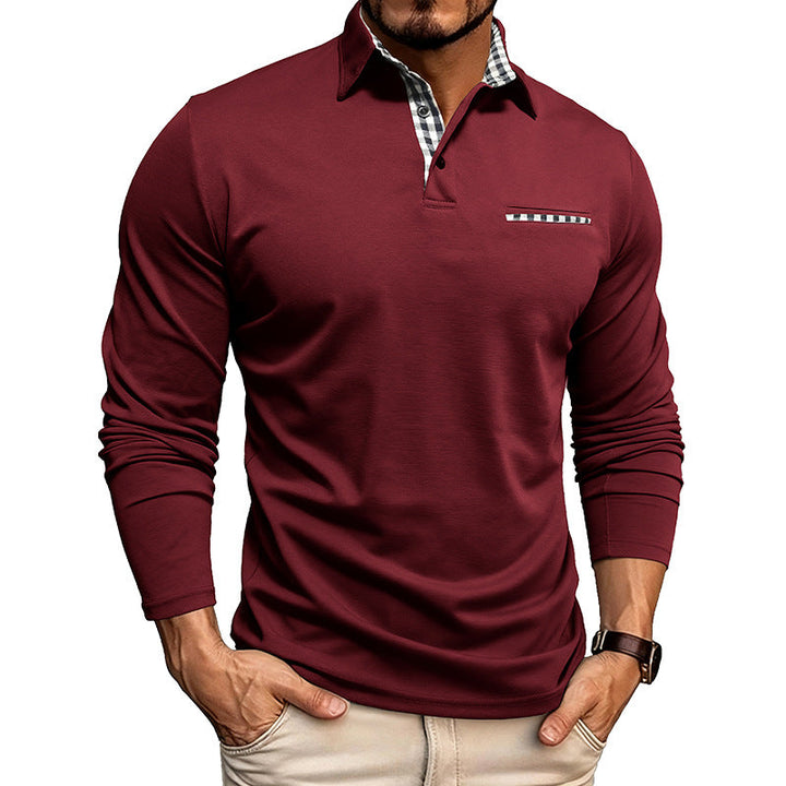 William - Polo Premium de Manga Larga para Hombre