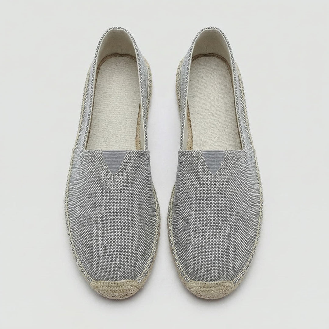 Sergio | Espadrillas de Lino Sin Cordones Hombre Suela Yute
