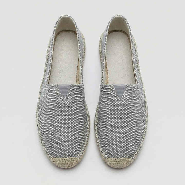 Sergio | Espadrillas de Lino Sin Cordones Hombre Suela Yute