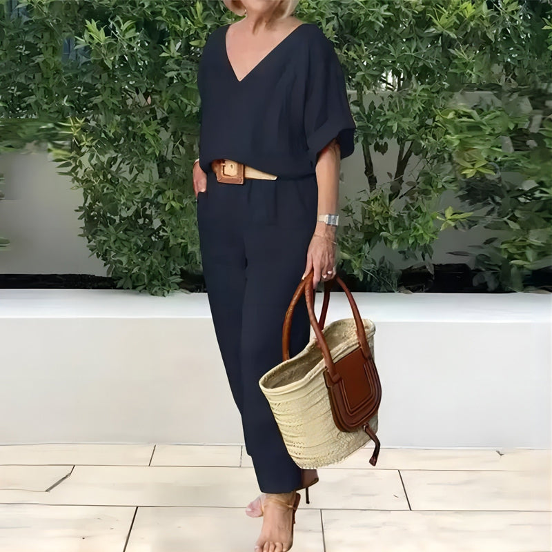 Claire | Conjunto lujoso y relajado de dos piezas