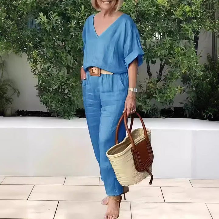 Claire | Conjunto lujoso y relajado de dos piezas