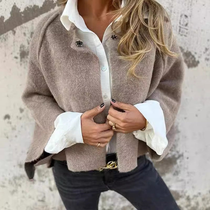 Elise - Chamarra corta de Mujer con elegantes mangas acampanadas