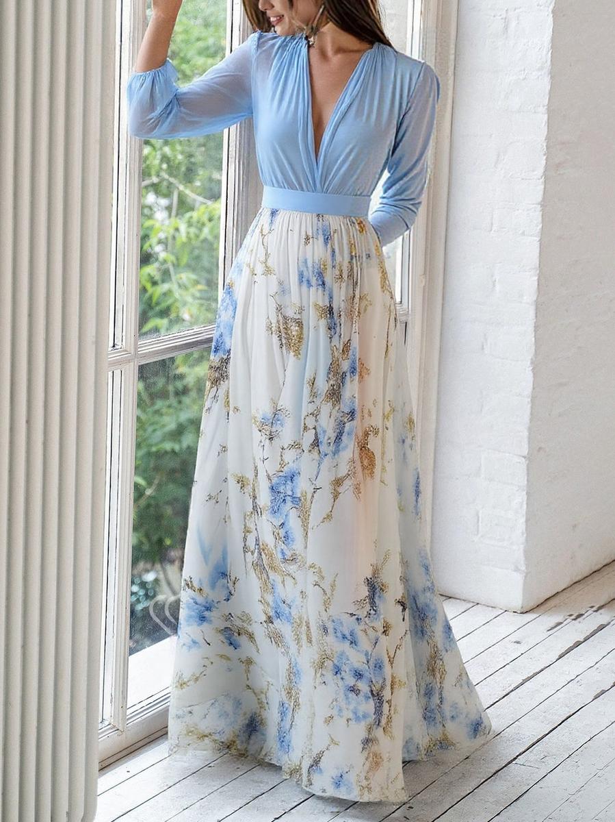 Tess | Vestido largo con estampado floral para Mujer