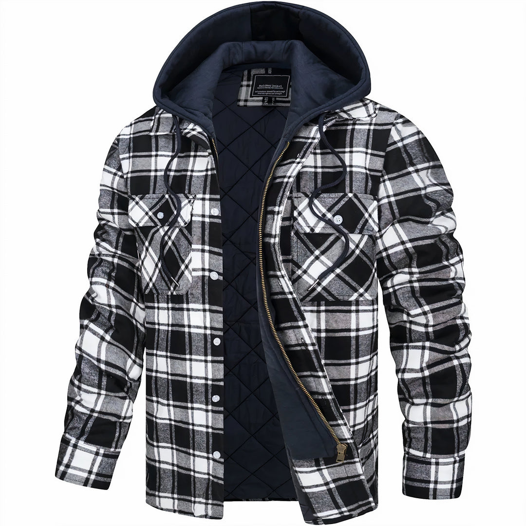 Karl™ | Chaqueta de cuadros con cremallera