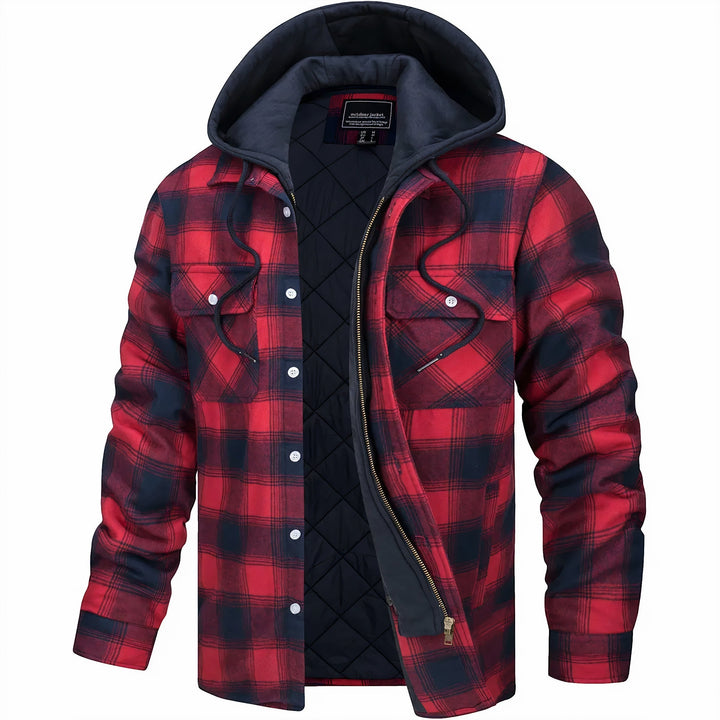 Karl™ | Chaqueta de cuadros con cremallera