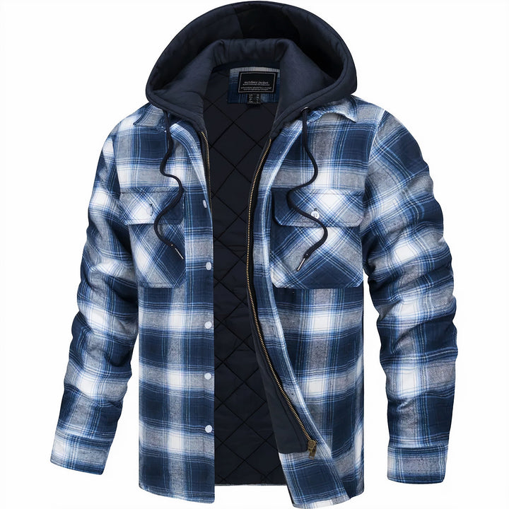 Karl™ | Chaqueta de cuadros con cremallera