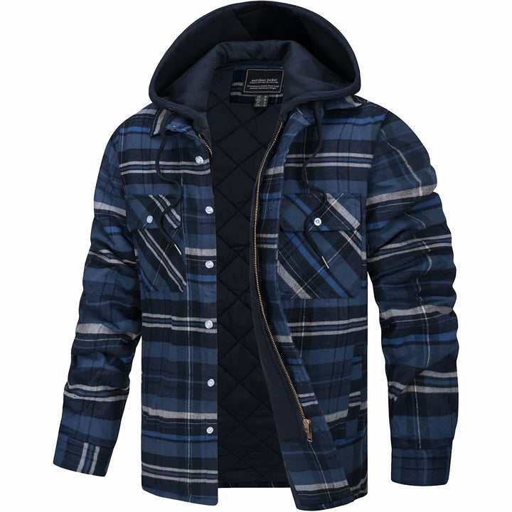 Karl™ | Chaqueta de cuadros con cremallera