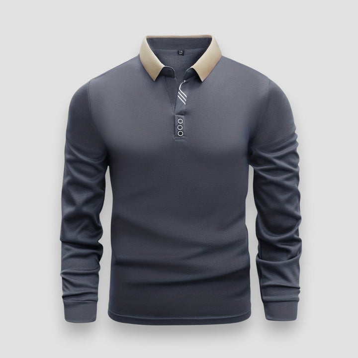 MONACO | POLO DE MANGAS LARGAS PARA HOMBRE