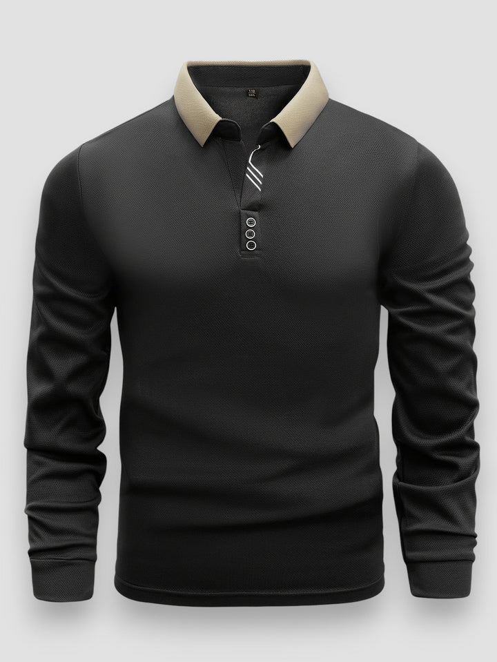 MONACO | POLO DE MANGAS LARGAS PARA HOMBRE