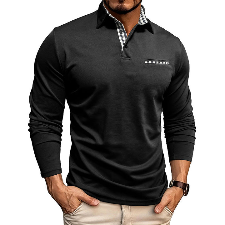 William - Polo Premium de Manga Larga para Hombre